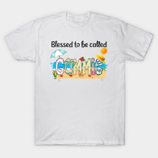 Blessed To Be Called Gammie Summer Beach Happy Mother's T-Shirt